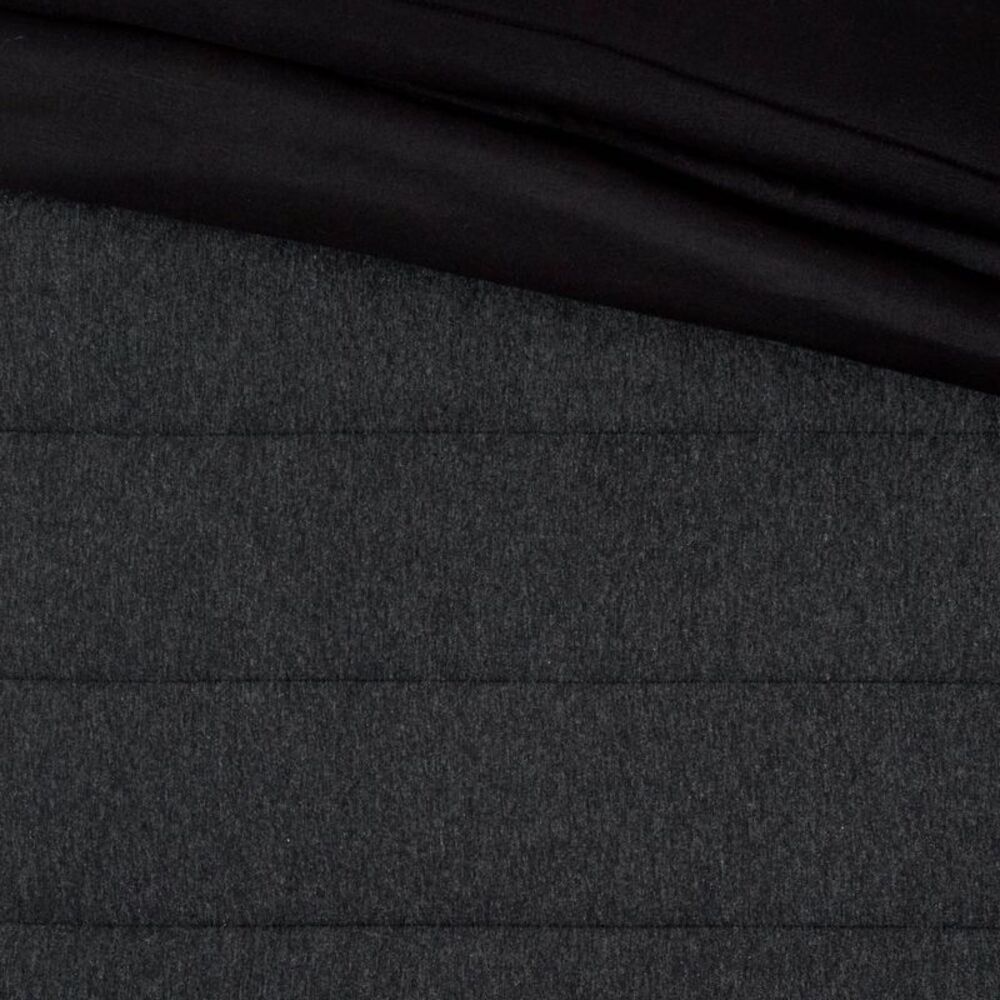 Toddler Plush Quilted Bed Blanket - Charcoal - Picture 3 of 3